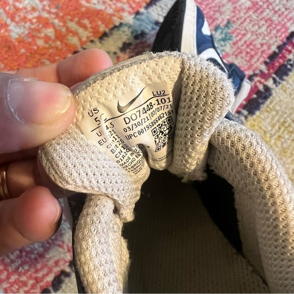 Nike Court Borough Low 2 Preschools Casual Shoes White/Black - Picture 5 of 6